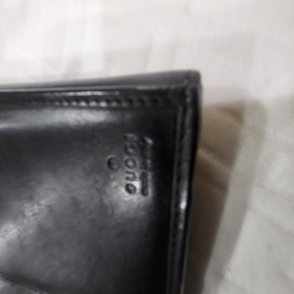 GUCCI Jackie GG Canvas Leather Bi-fold Long Wallet Black Italy - Picture 5 of 10
